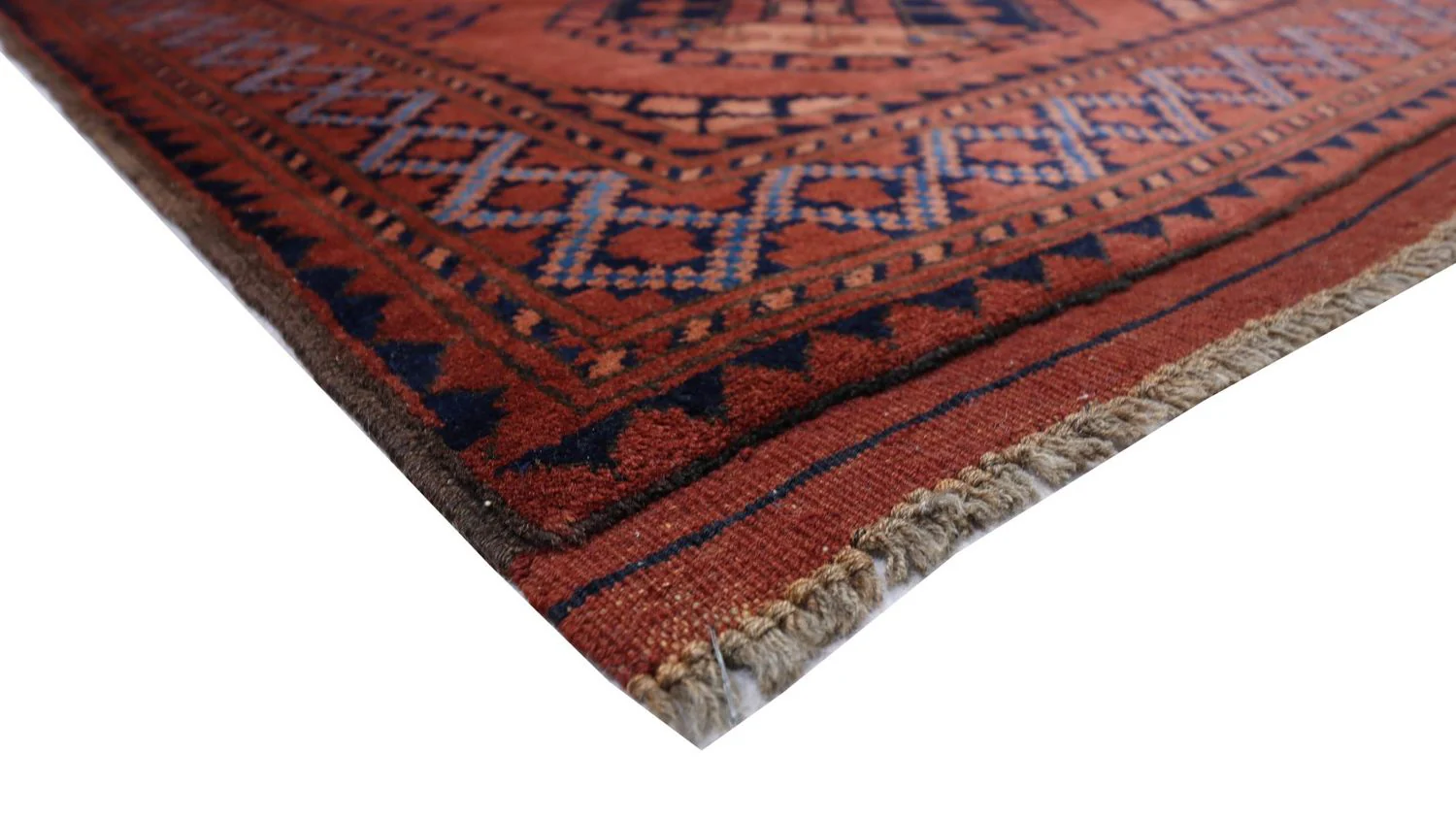 Afghan Teppich 120 x 92 cm - rot - Image 3