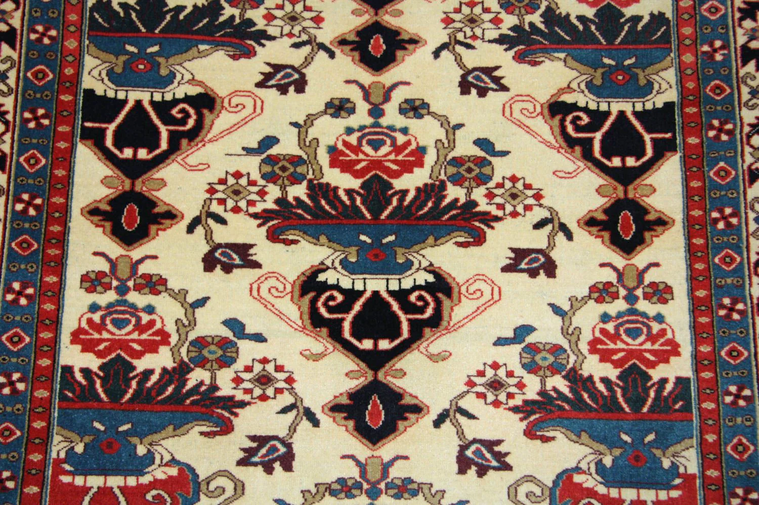 Afghan Teppich 135 x 114 cm - beige - Image 2