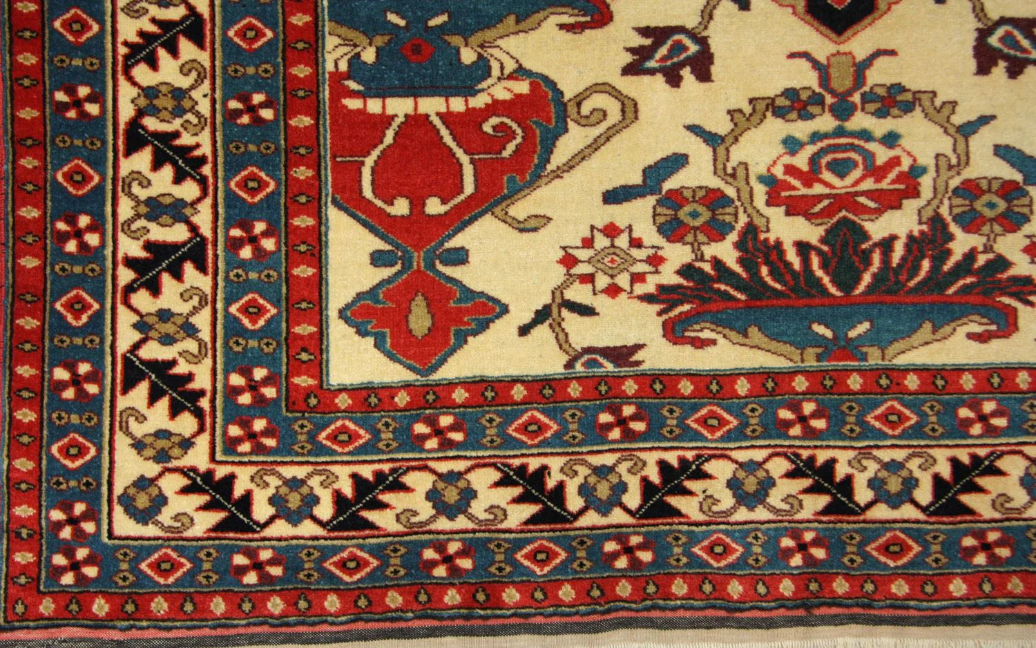 Afghan Teppich 135 x 114 cm - beige - Image 3
