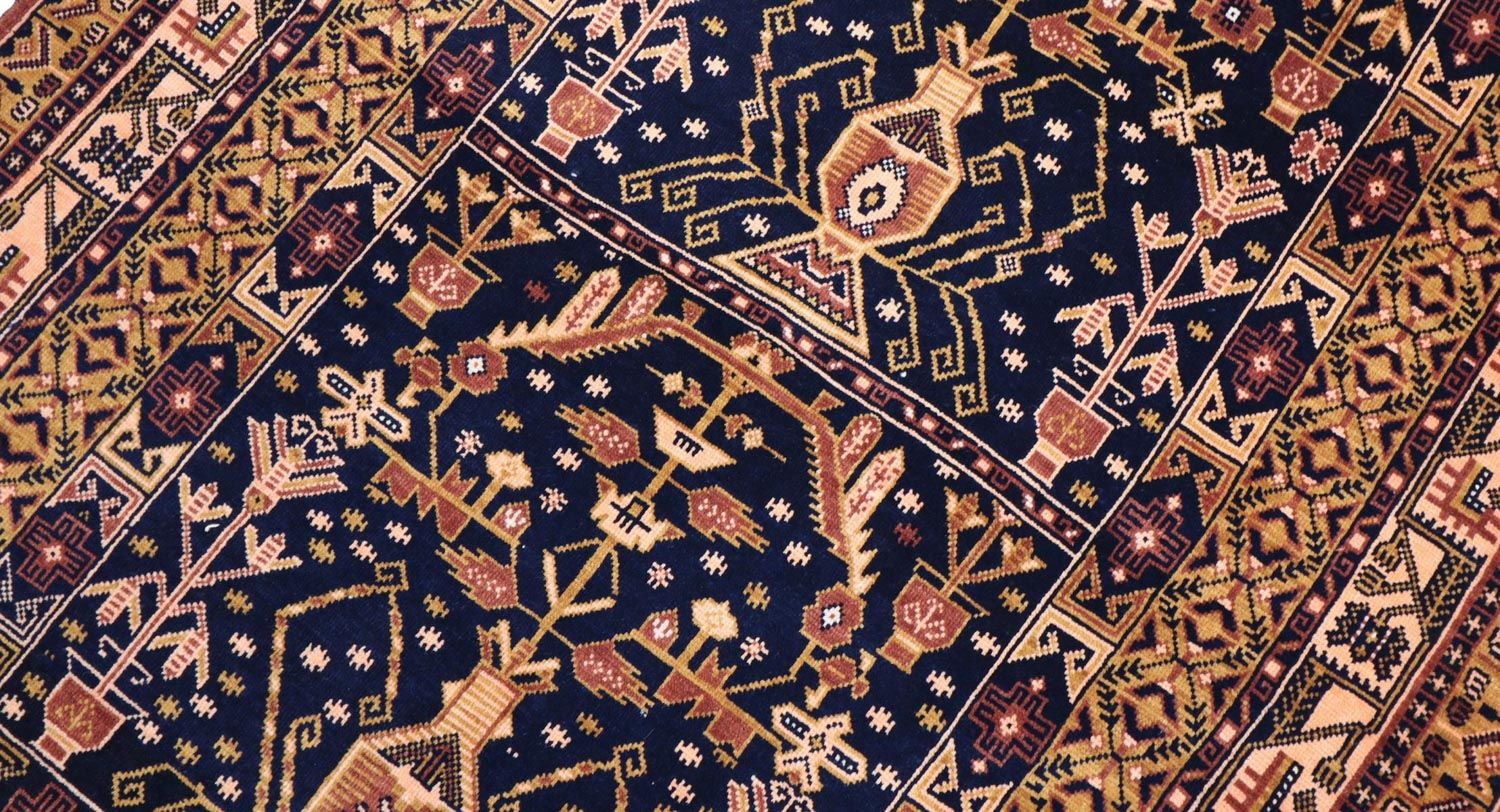 Afghan Teppich 140 x 102 cm - schwarz - Image 2