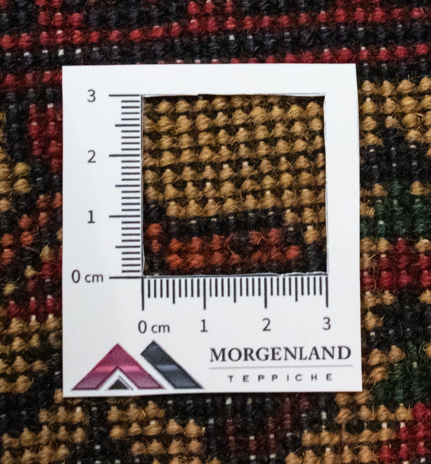 Afghan Teppich 143 x 105 cm - rot - Image 6