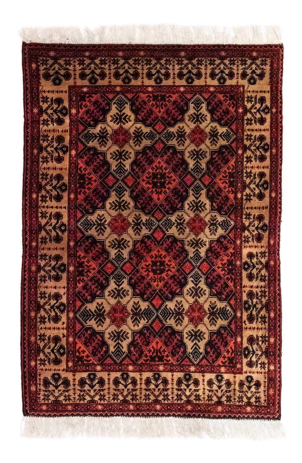 Afghan Teppich 144x98cm - Orientteppich