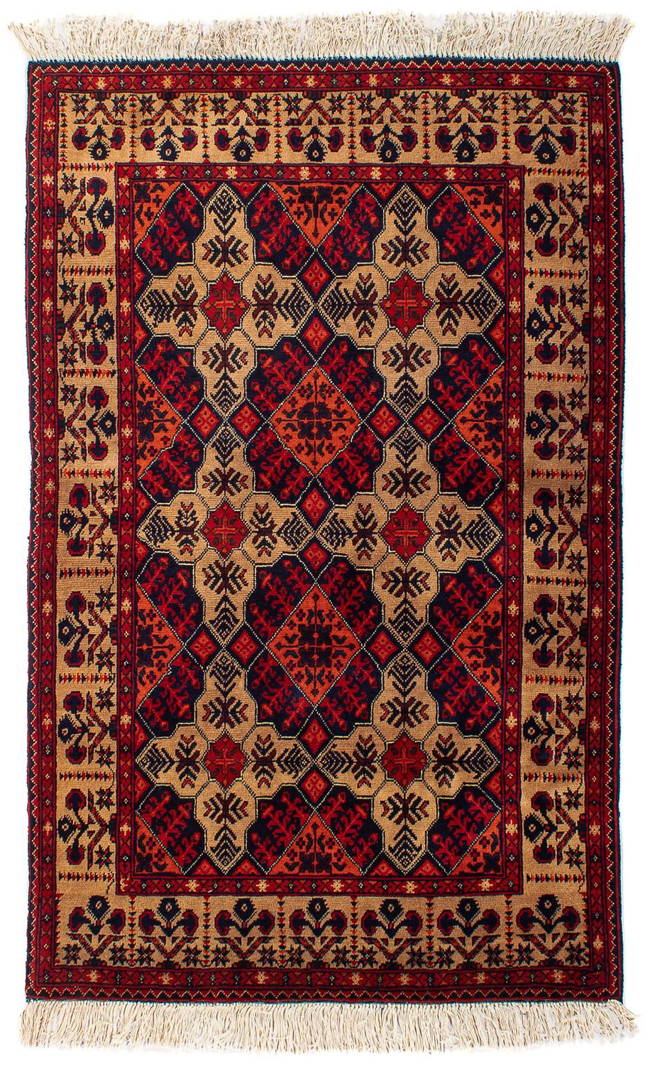 Afghan Teppich 144x98cm - Orientteppich