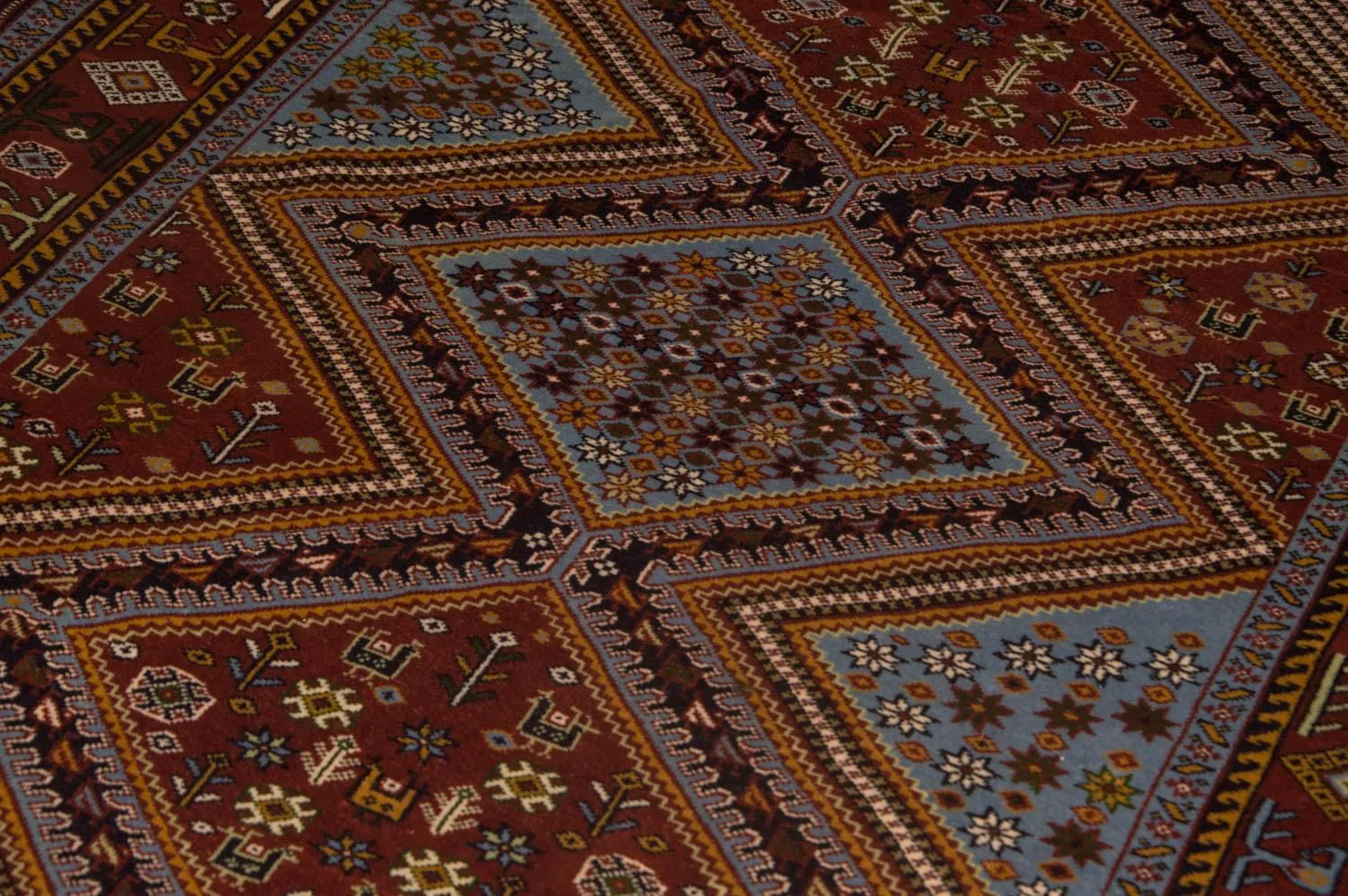 Afghan Teppich 148 x 118 cm - braun - Image 3