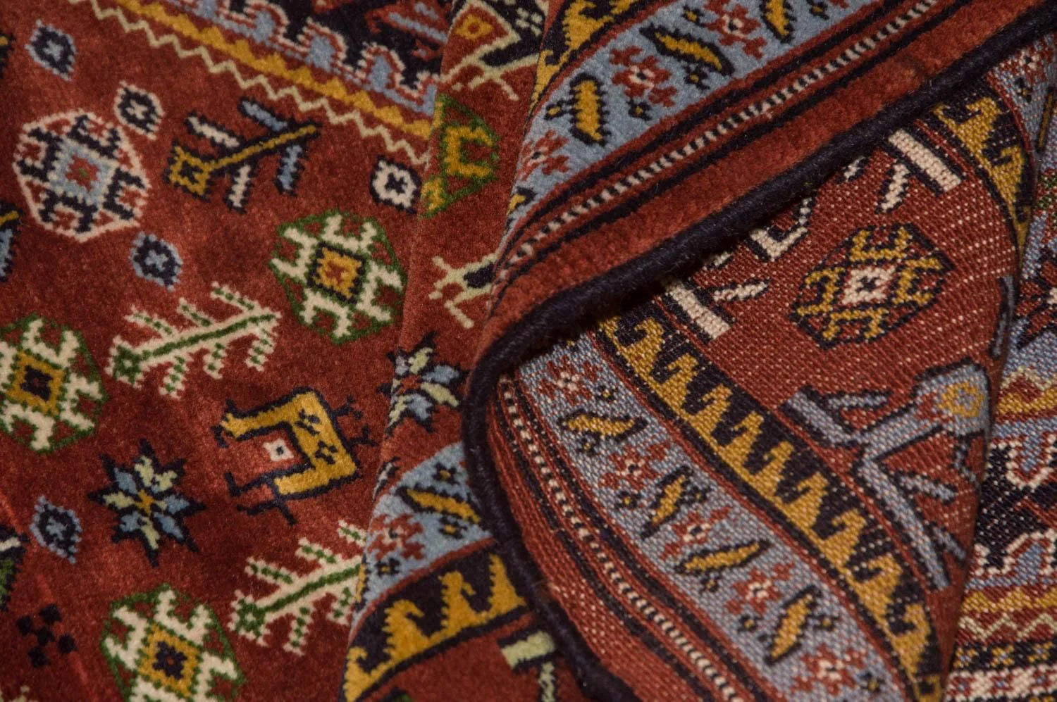 Afghan Teppich 148 x 118 cm - braun - Image 6