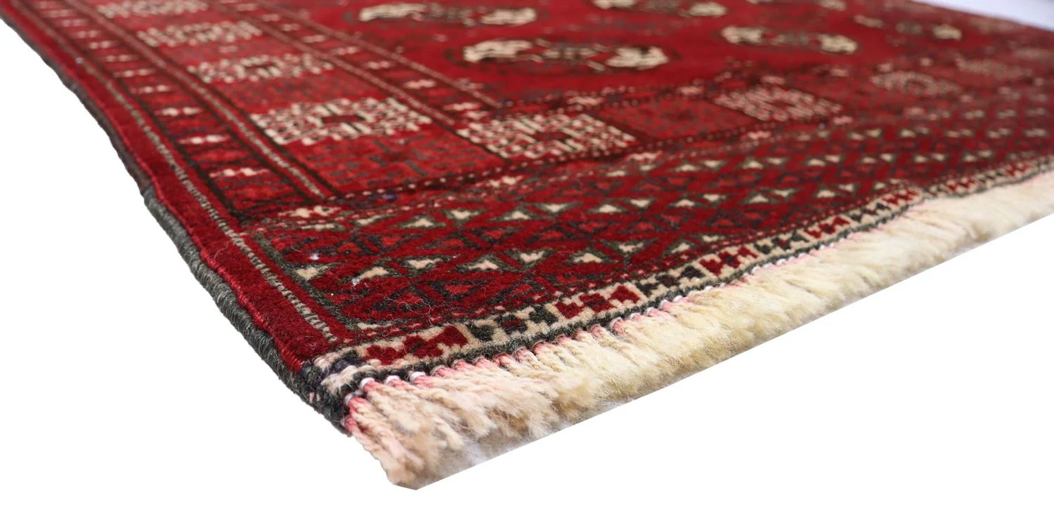 Afghan Teppich 152 x 118 cm - dunkelrot - Image 3
