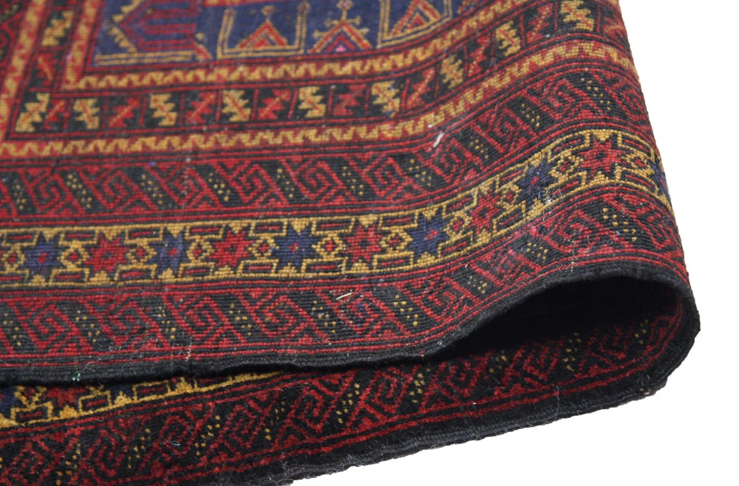 Afghan Teppich 152 x 95 cm - rot - Image 4