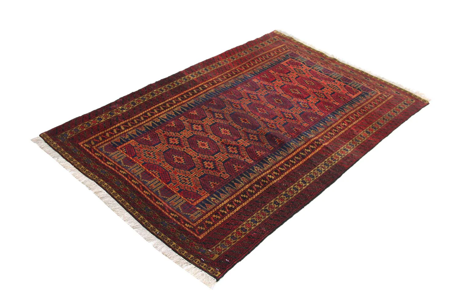 Afghan Teppich 152 x 95 cm - rot - Image 5