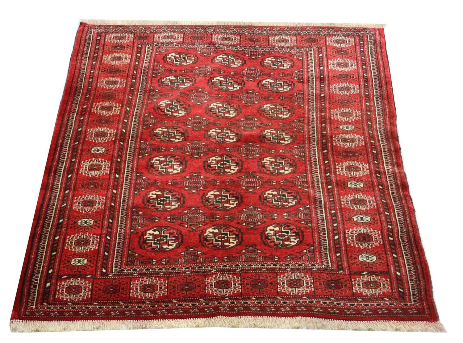 Afghan Teppich 154 x 114 cm - rot