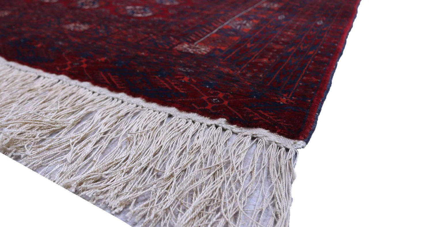Afghan Teppich 169 x 113 cm - dunkelrot - Image 3