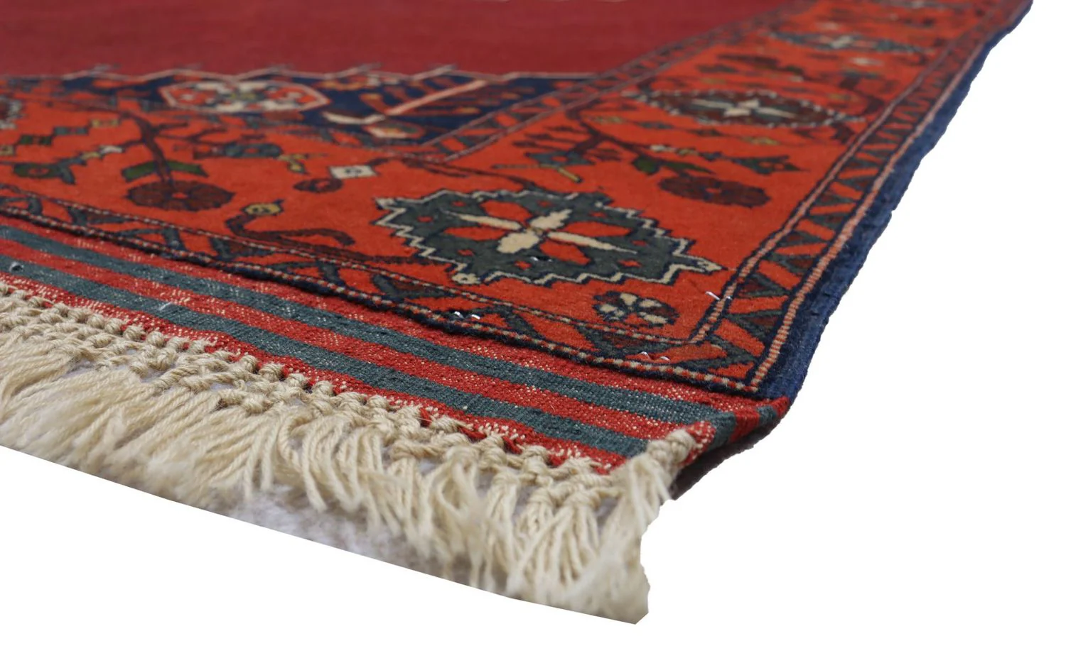 Afghan Teppich 180 x 126 cm - rot - Image 3