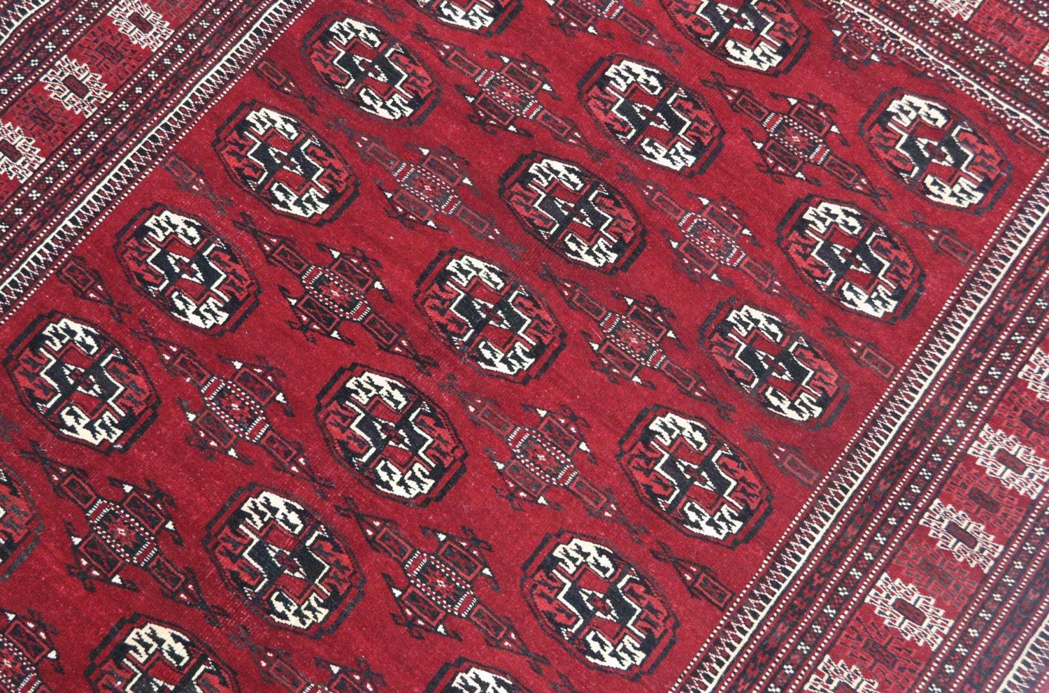 Afghan Teppich 180 x 130 cm - rot - Image 2
