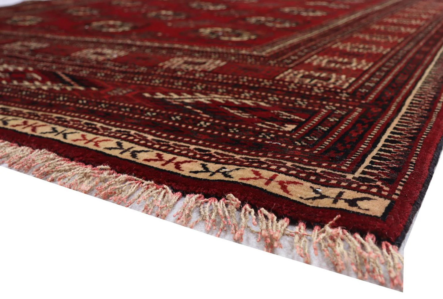 Afghan Teppich 180 x 130 cm - rot - Image 3