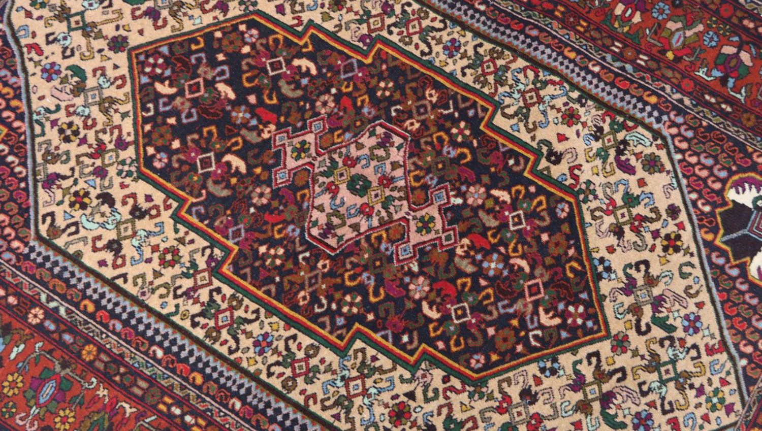 Afghan Teppich 187 x 125 cm - rot - Image 2