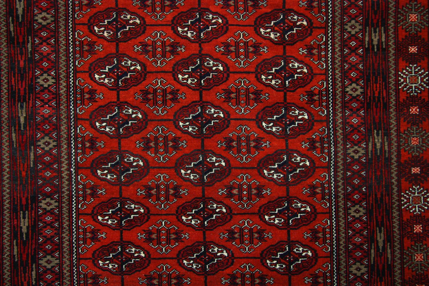 Afghan Teppich 193 x 134 cm - rot - Image 2