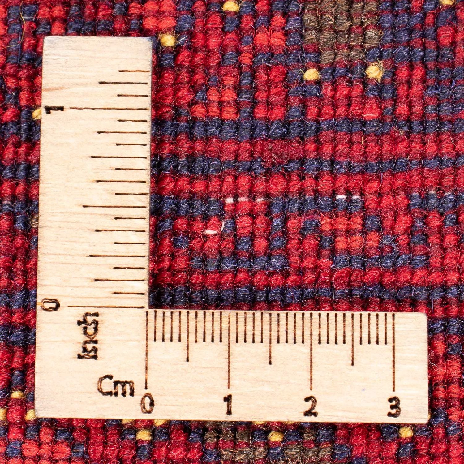 Afghan Teppich - 193 x 148 cm - rot - Image 6