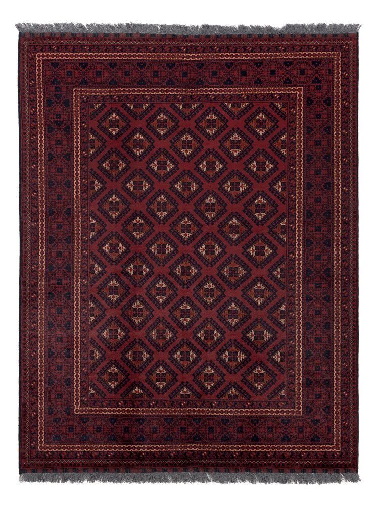 Afghan Teppich 195x147cm - Orientteppich
