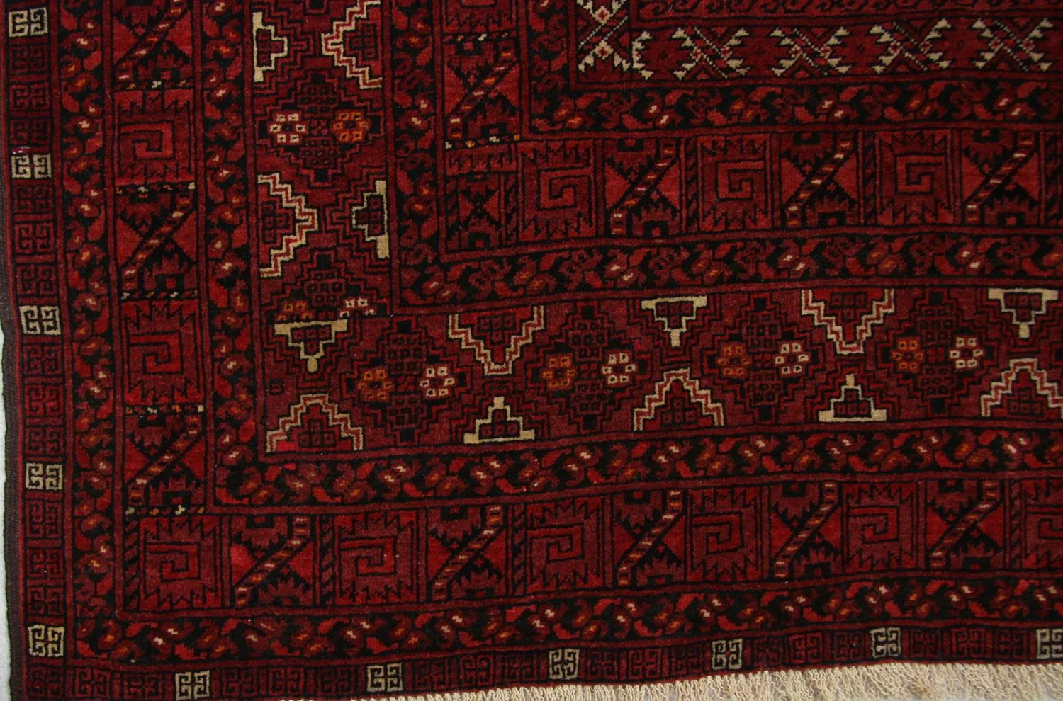 Afghan Teppich 208 x 150 cm - rot - Image 2