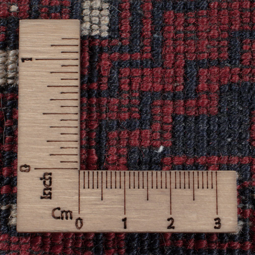 Afghan Teppich - 240 x 153 cm - dunkelrot - Image 7