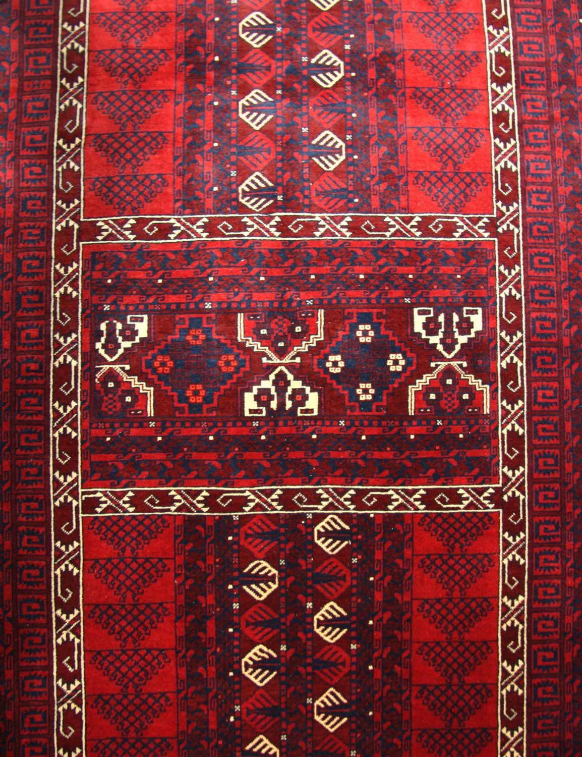 Afghan Teppich 244 x 157 cm - rot - Image 2