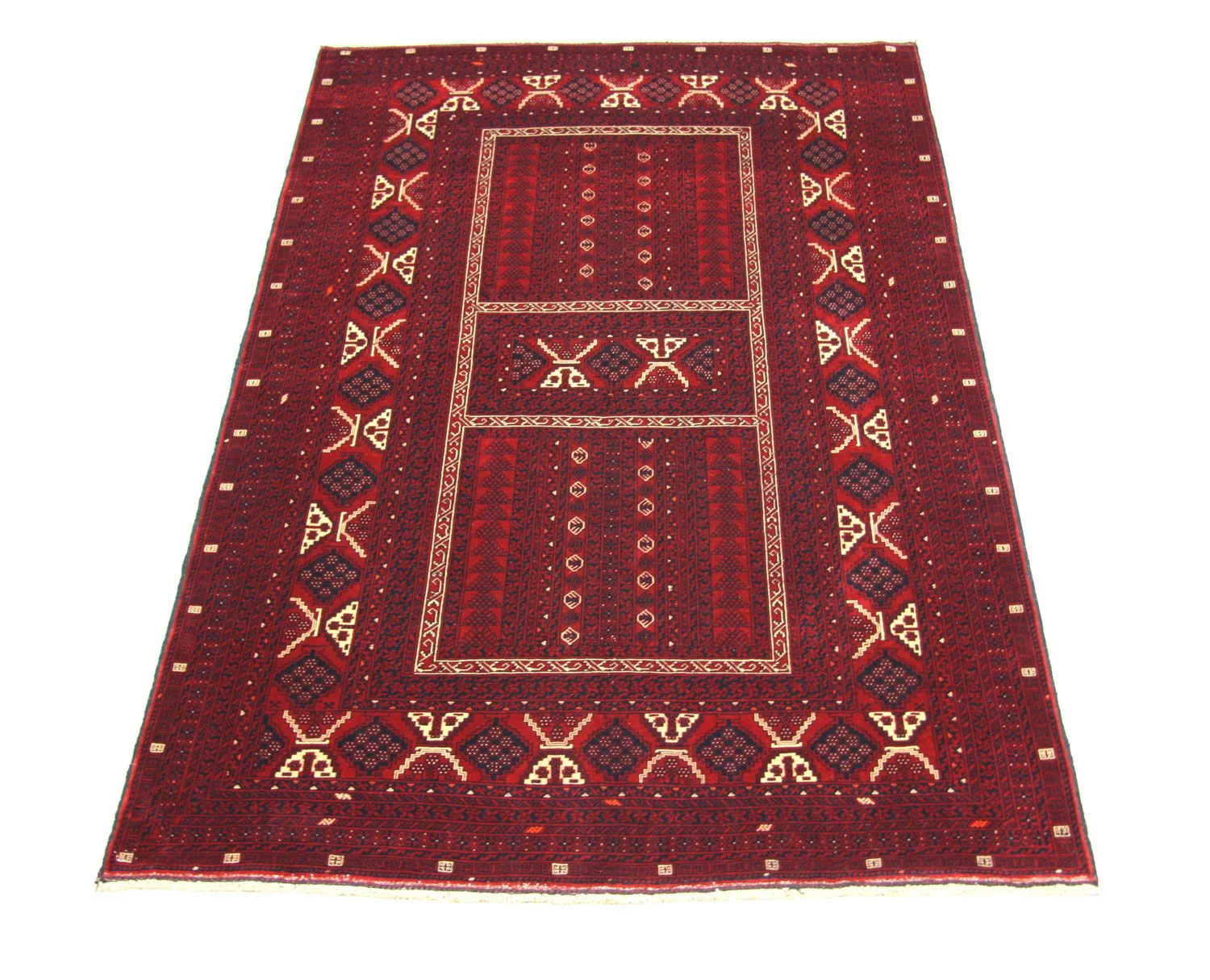 Afghan Teppich 246 x 163 cm - rot