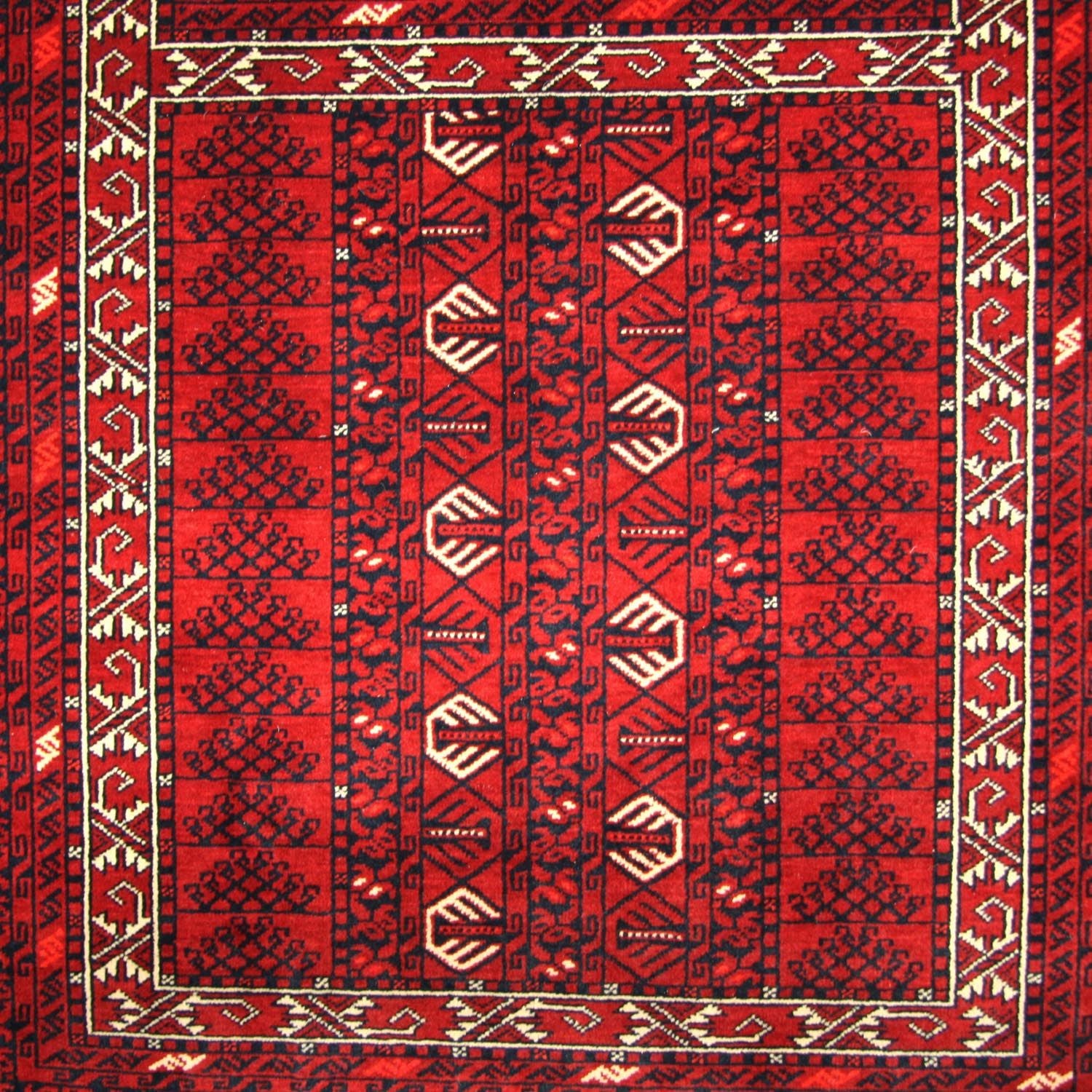 Afghan Teppich 252 x 166 cm - rot - Image 2