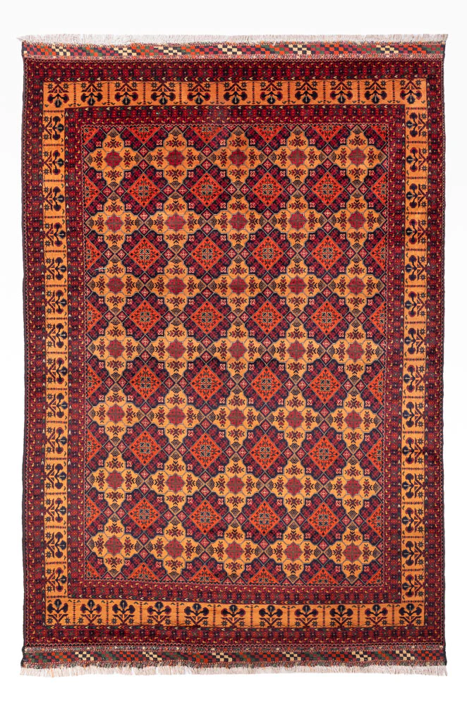 Afghan Teppich 284x199cm - Orientteppich