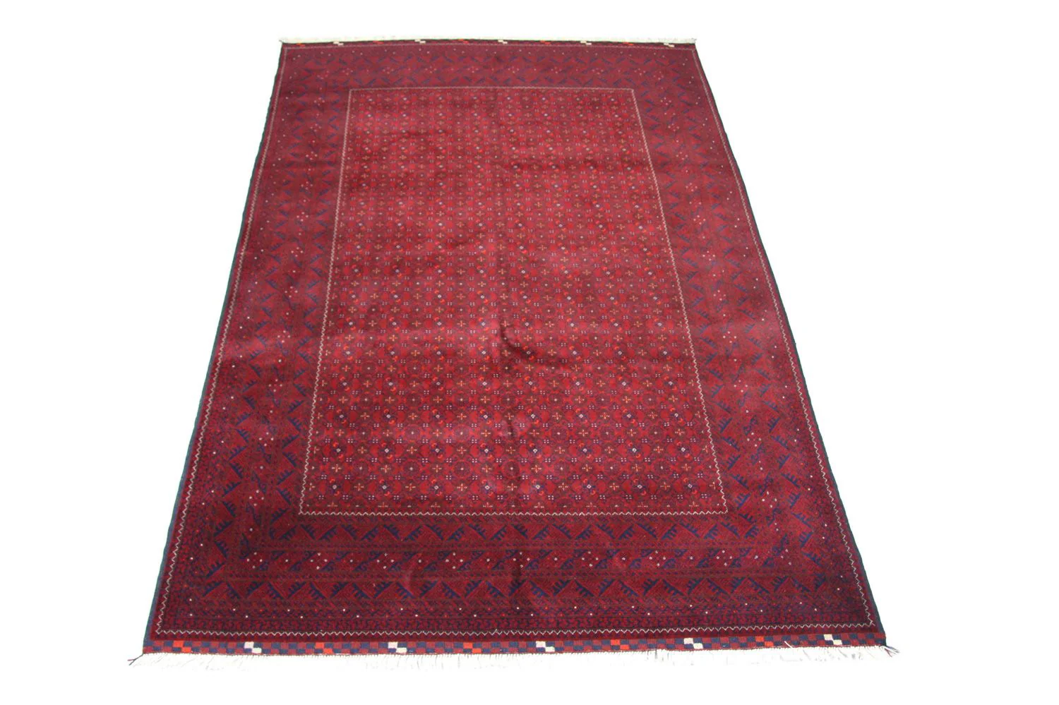 Afghan Teppich 288 x 193 cm - rot