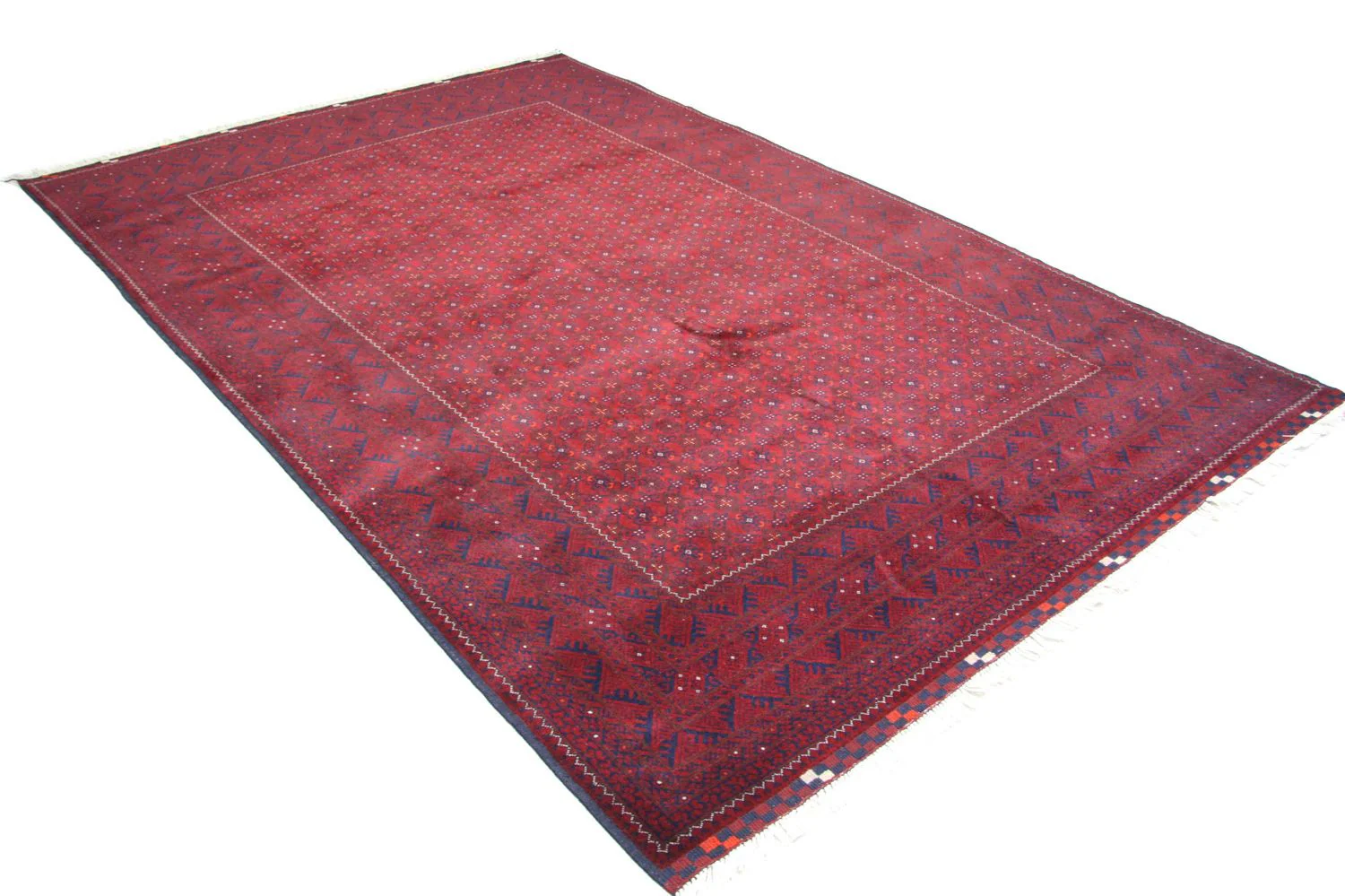 Afghan Teppich 288 x 193 cm - rot - Image 4