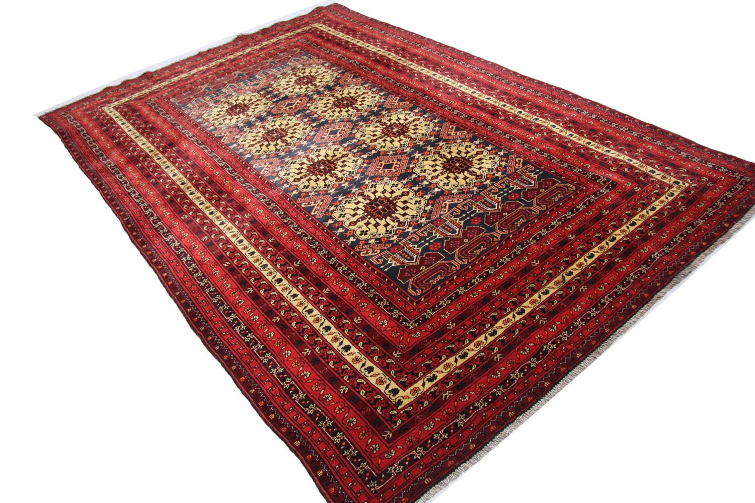 Afghan Teppich 288 x 195 cm - rot - Image 3