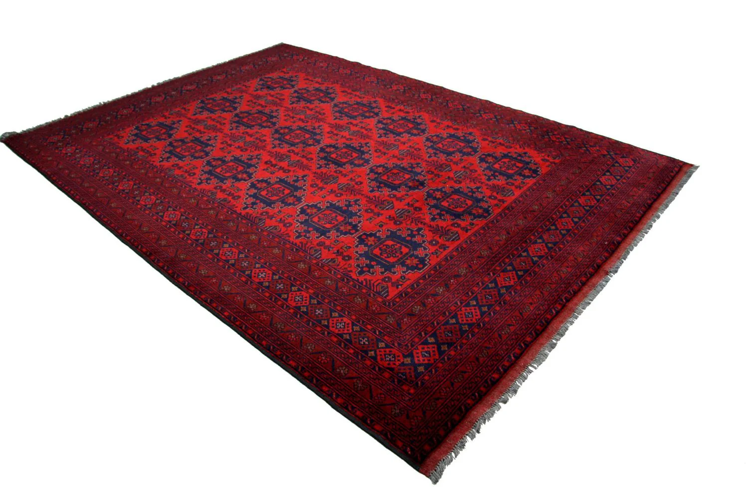 Afghan Teppich 290 x 205 cm - rot - Image 2