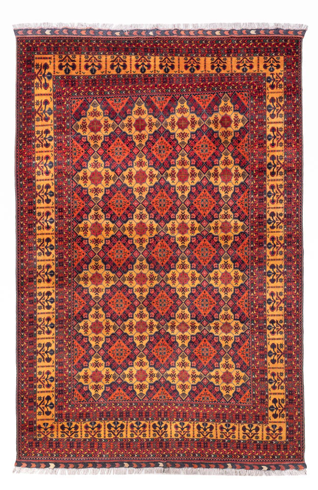Afghan Teppich 296x197cm - Orientteppich