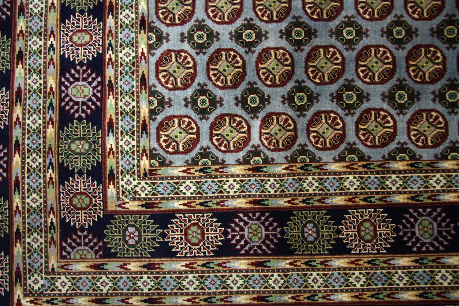 Afghan Teppich 298 x 199 cm - blau - Image 2
