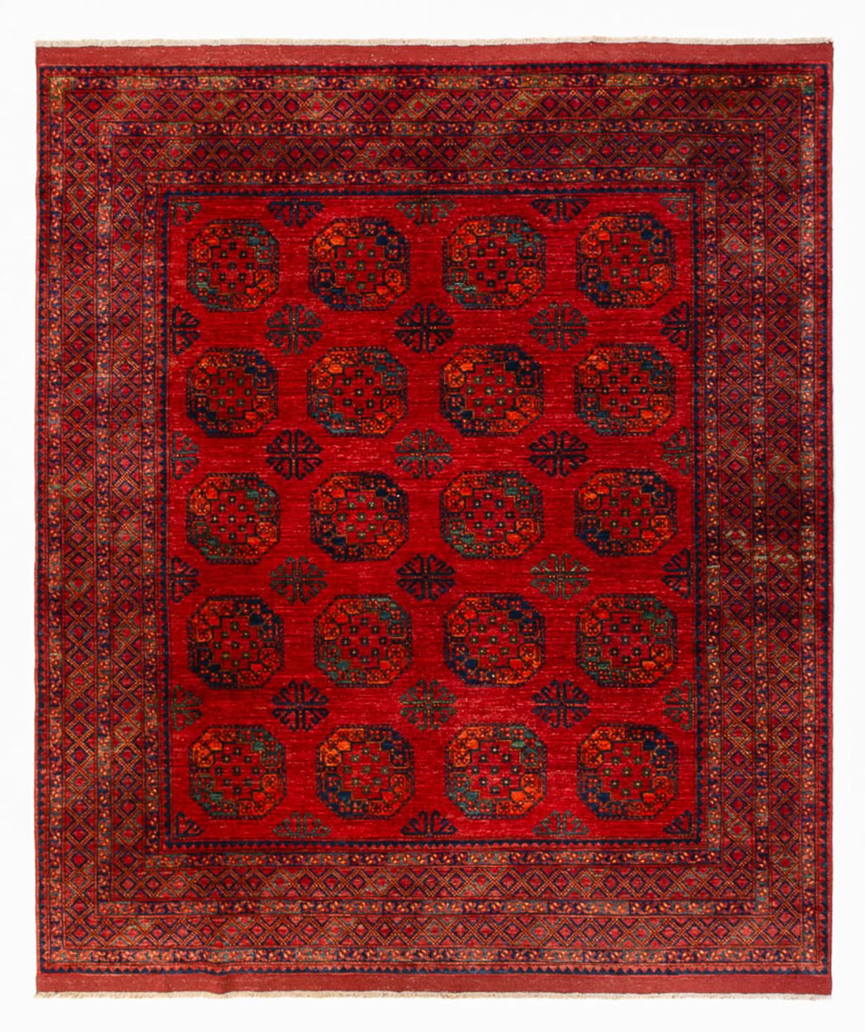 Afghan Teppich 298x257cm - Orientteppich