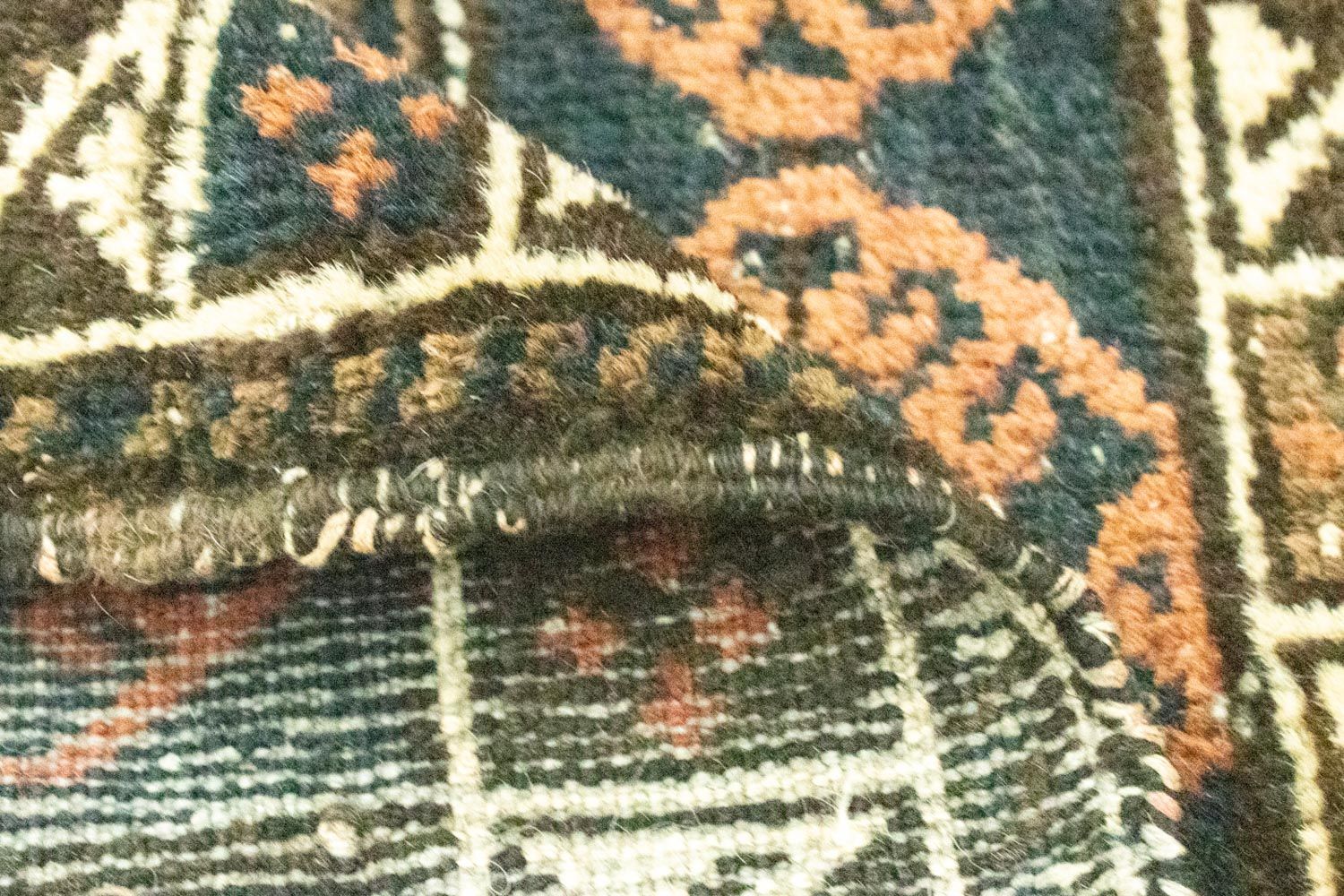 Afghan Teppich 66x64cm - Orientteppich - Image 4