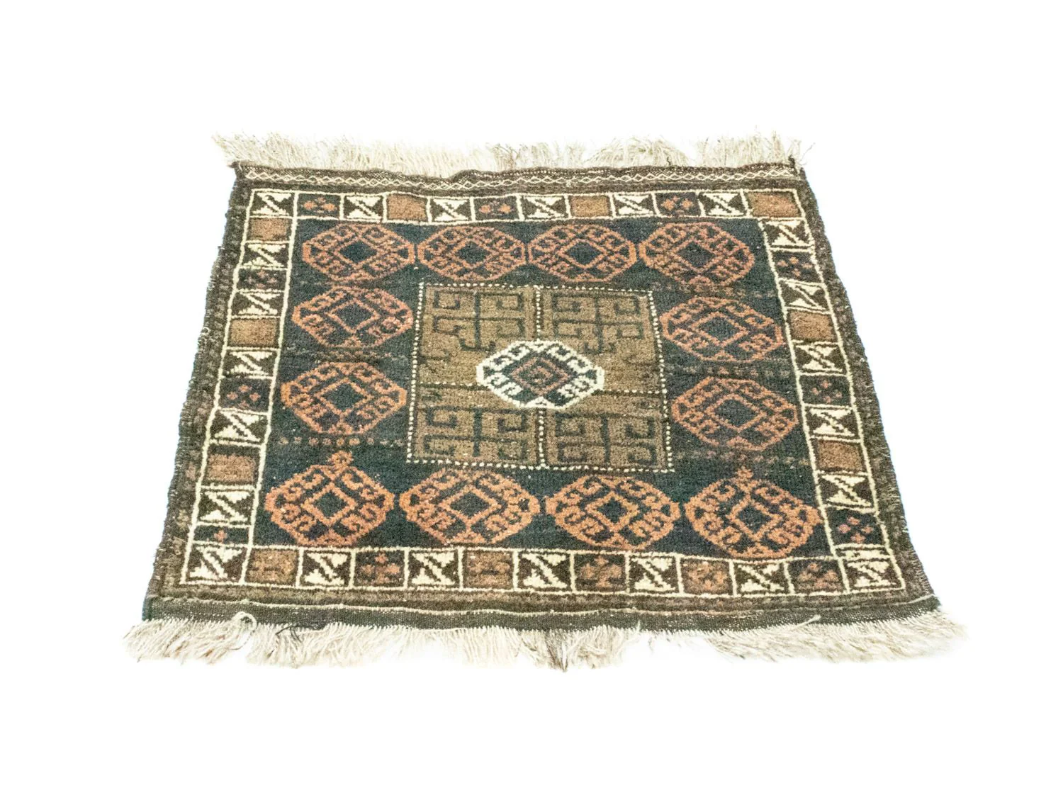 Afghan Teppich 66x64cm - Orientteppich - Image 5