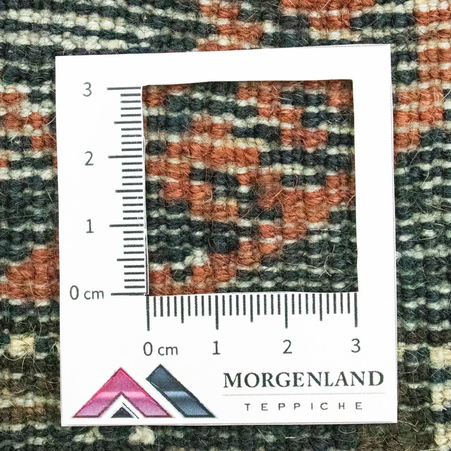 Afghan Teppich 66x64cm - Orientteppich - Image 7