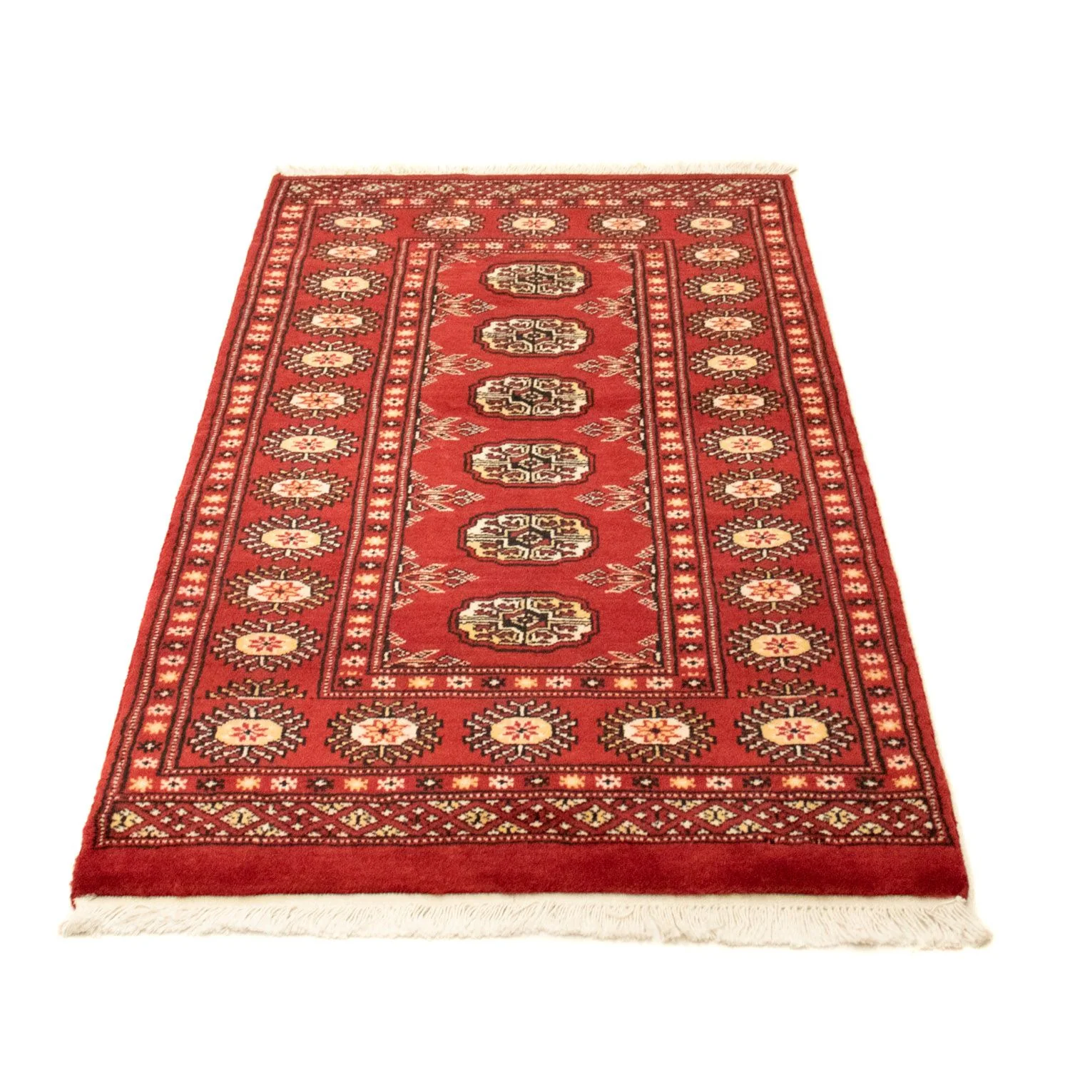 Afghan Teppich - Buchara 132 x 78 cm - rot - Image 4