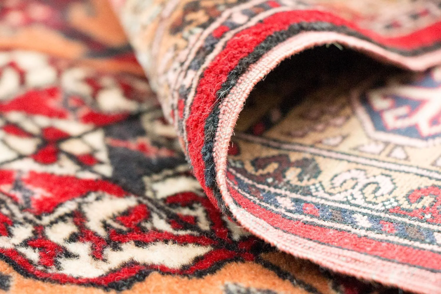 Afghan Teppich - Buchara 156 x 122 cm - lachs - Image 4