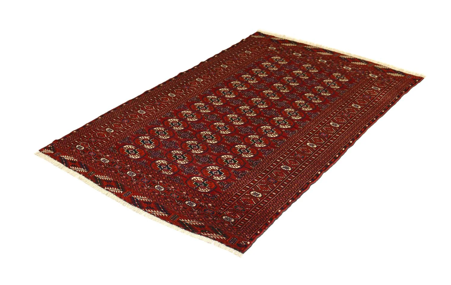 Afghan Teppich - Buchara 180 x 123 cm - rot - Image 5