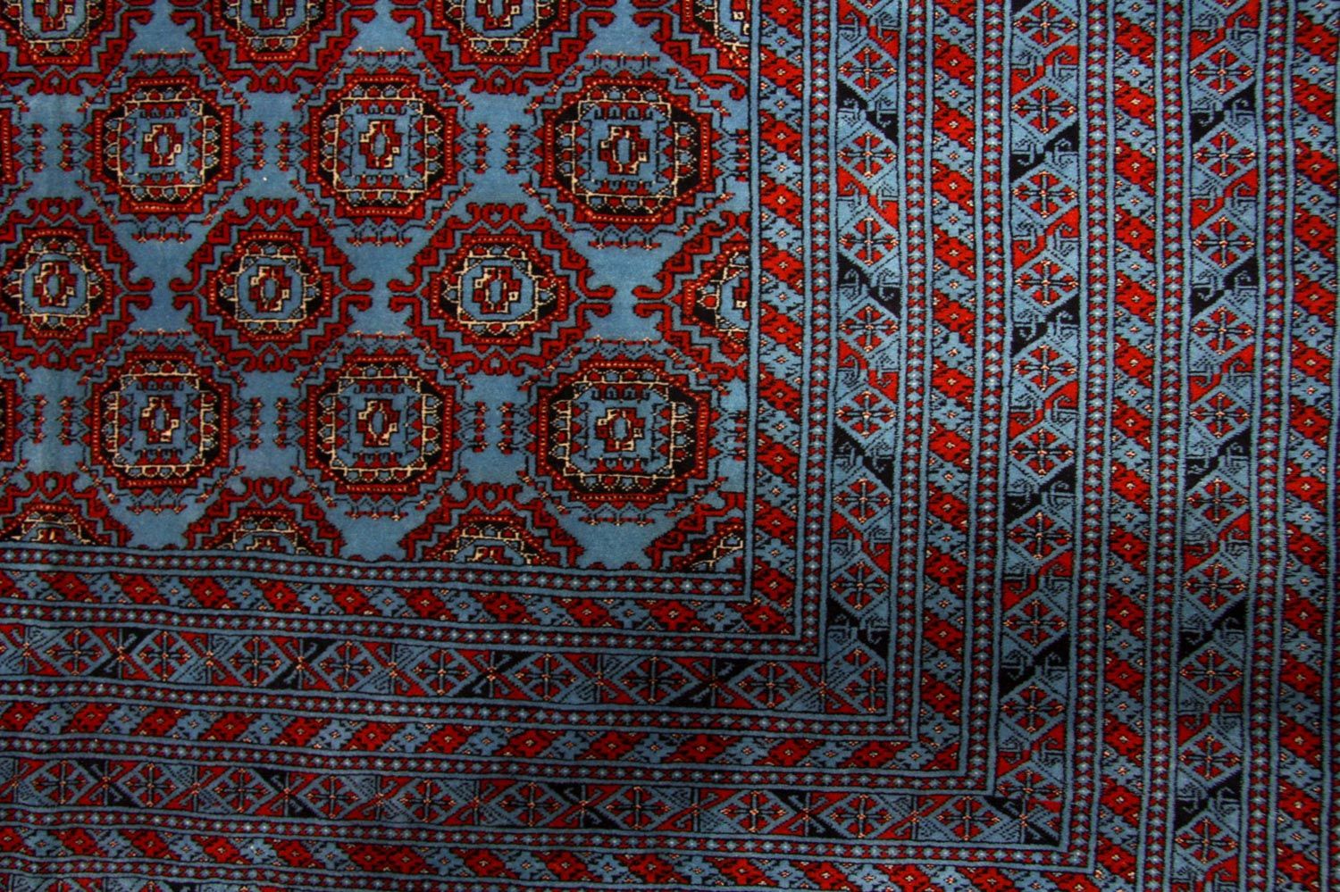 Afghan Teppich - Buchara 286 x 198 cm - blau - Image 2