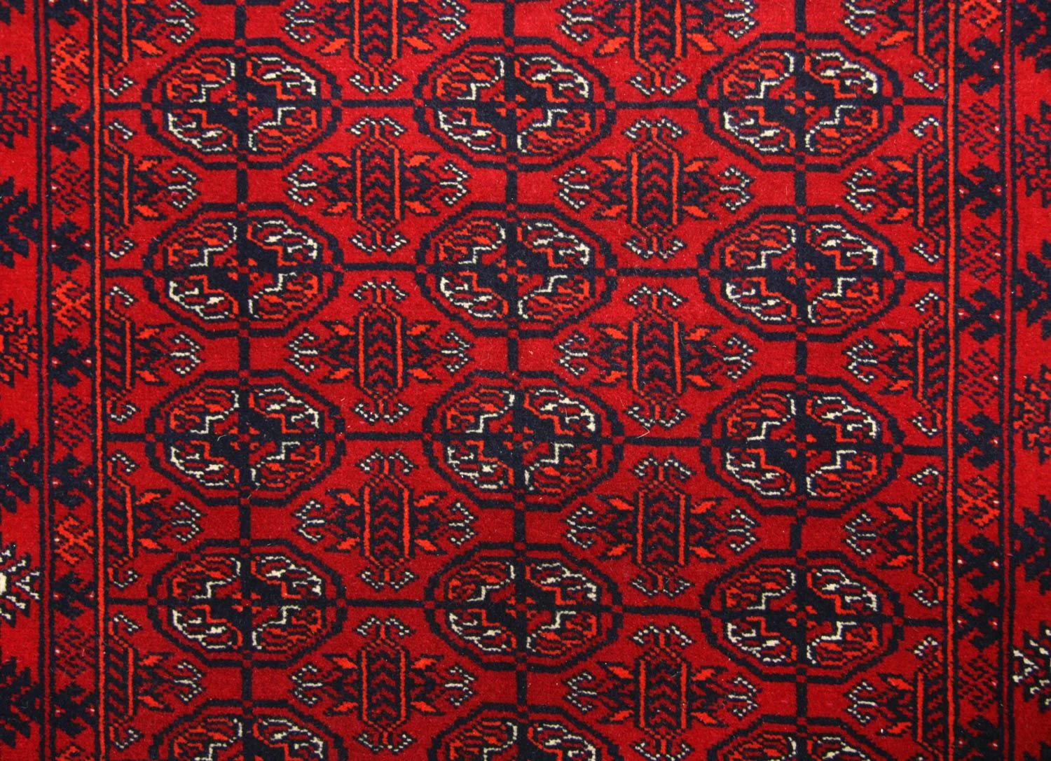 Afghan Teppich - Buchara 290 x 81 cm - rot - Image 2