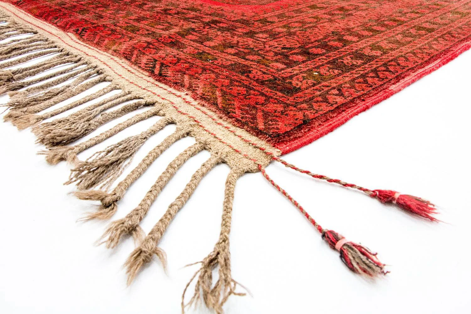 Afghan Teppich - Buchara 292 x 203 cm - rot - Image 3