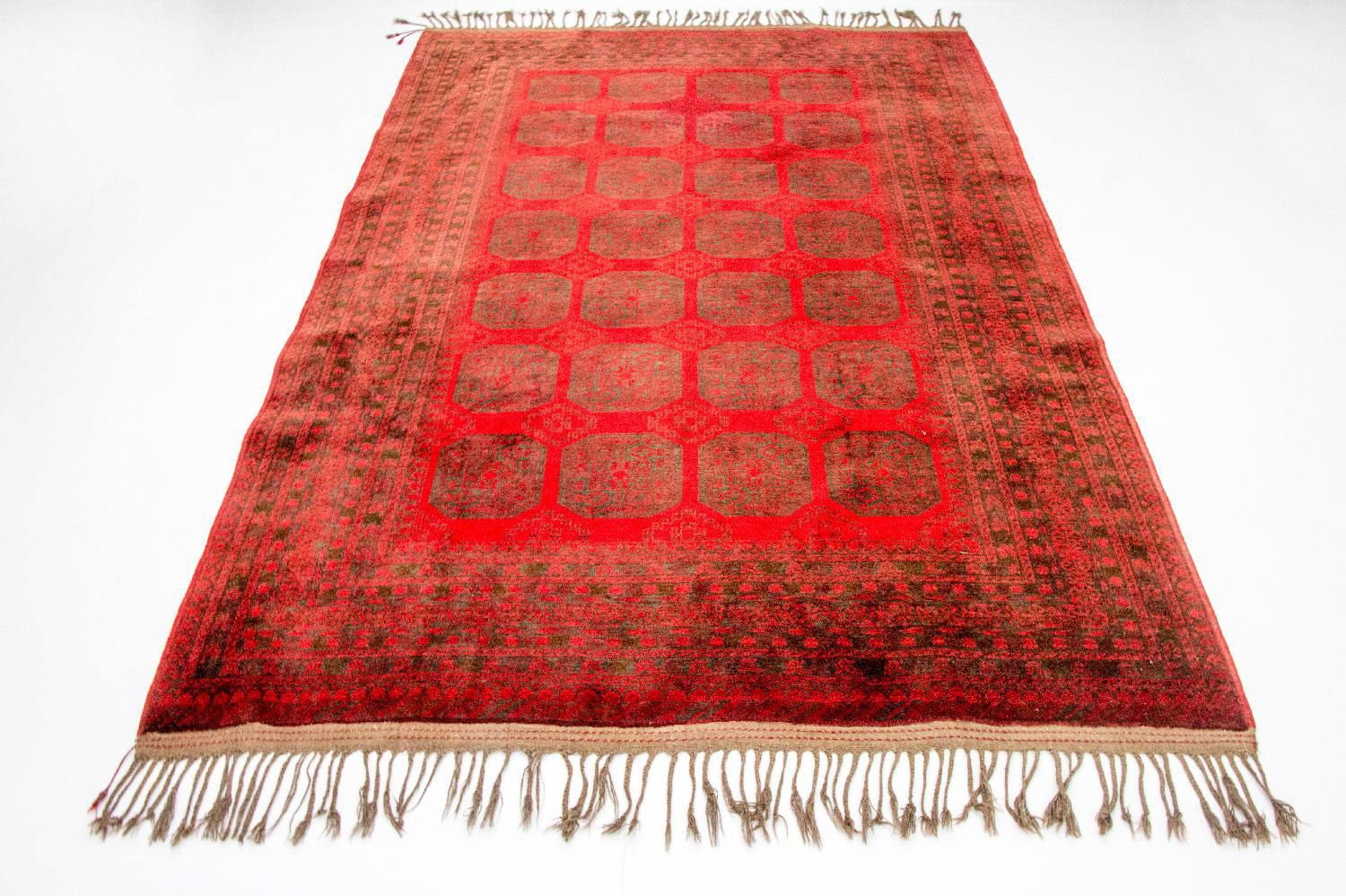 Afghan Teppich - Buchara 292 x 203 cm - rot - Image 5
