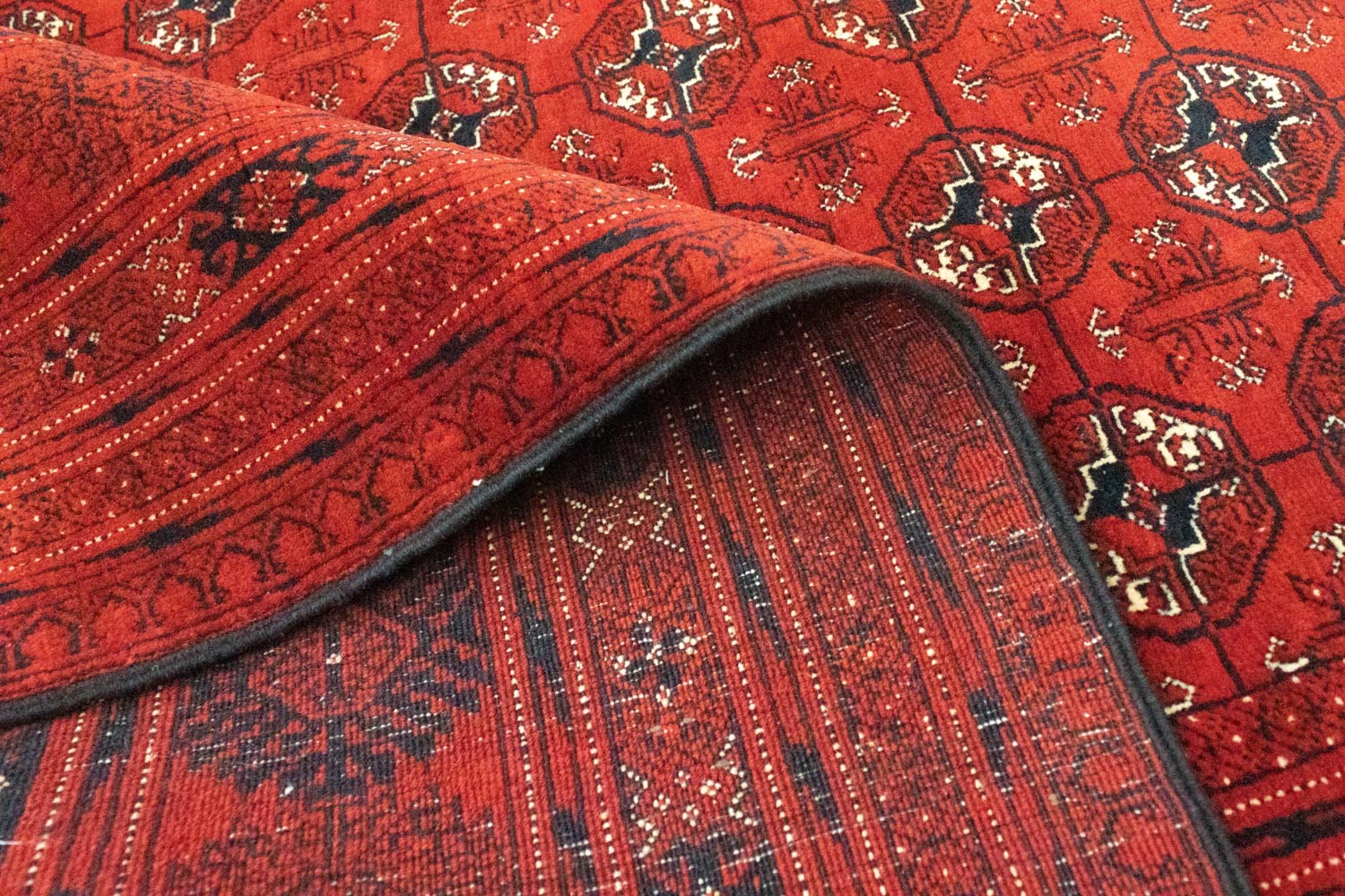 Afghan Teppich - Buchara 293 x 196 cm - rot - Image 4