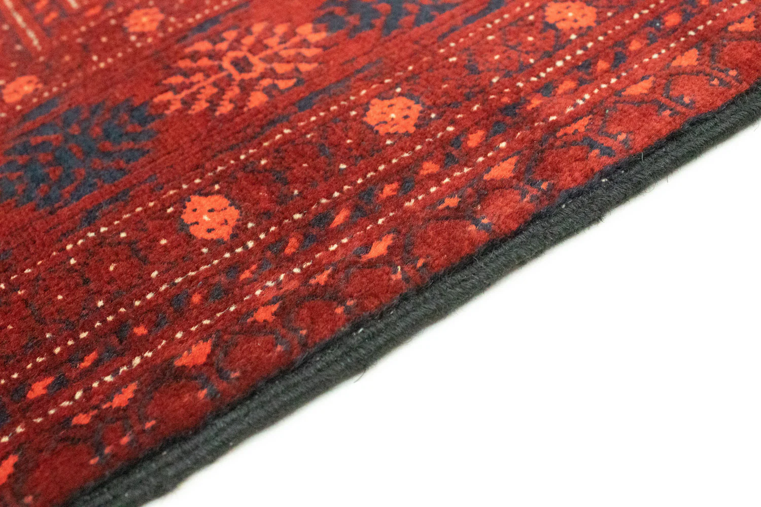 Afghan Teppich - Buchara 293 x 87 cm - dunkelrot - Image 3