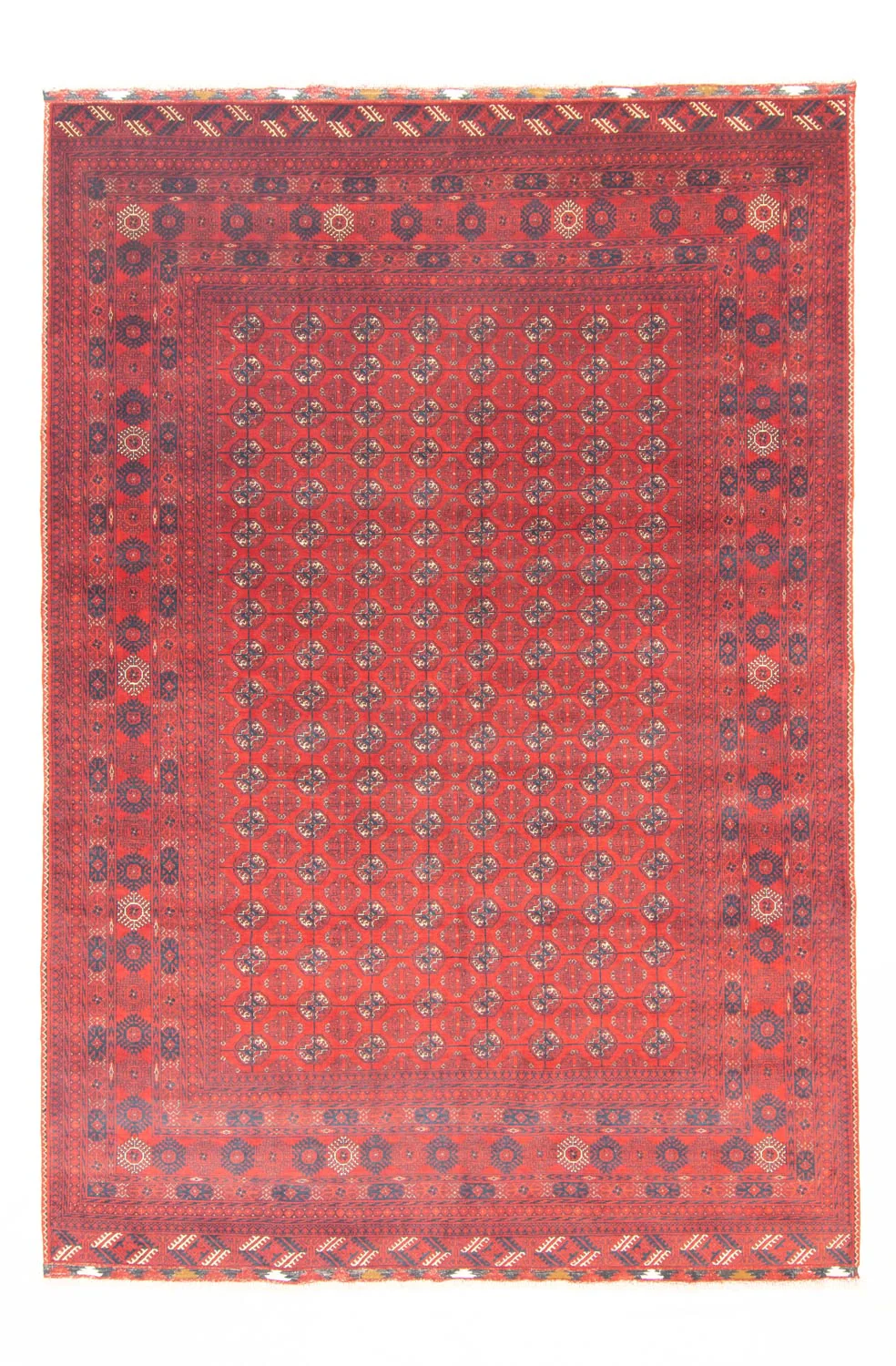 Afghan Teppich - Buchara 294 x 200 cm - dunkelrot