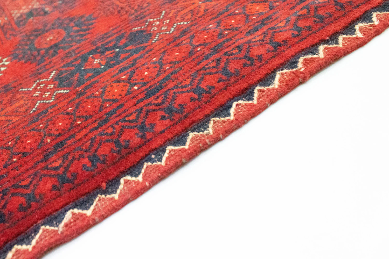 Afghan Teppich - Buchara 294 x 200 cm - dunkelrot - Image 3