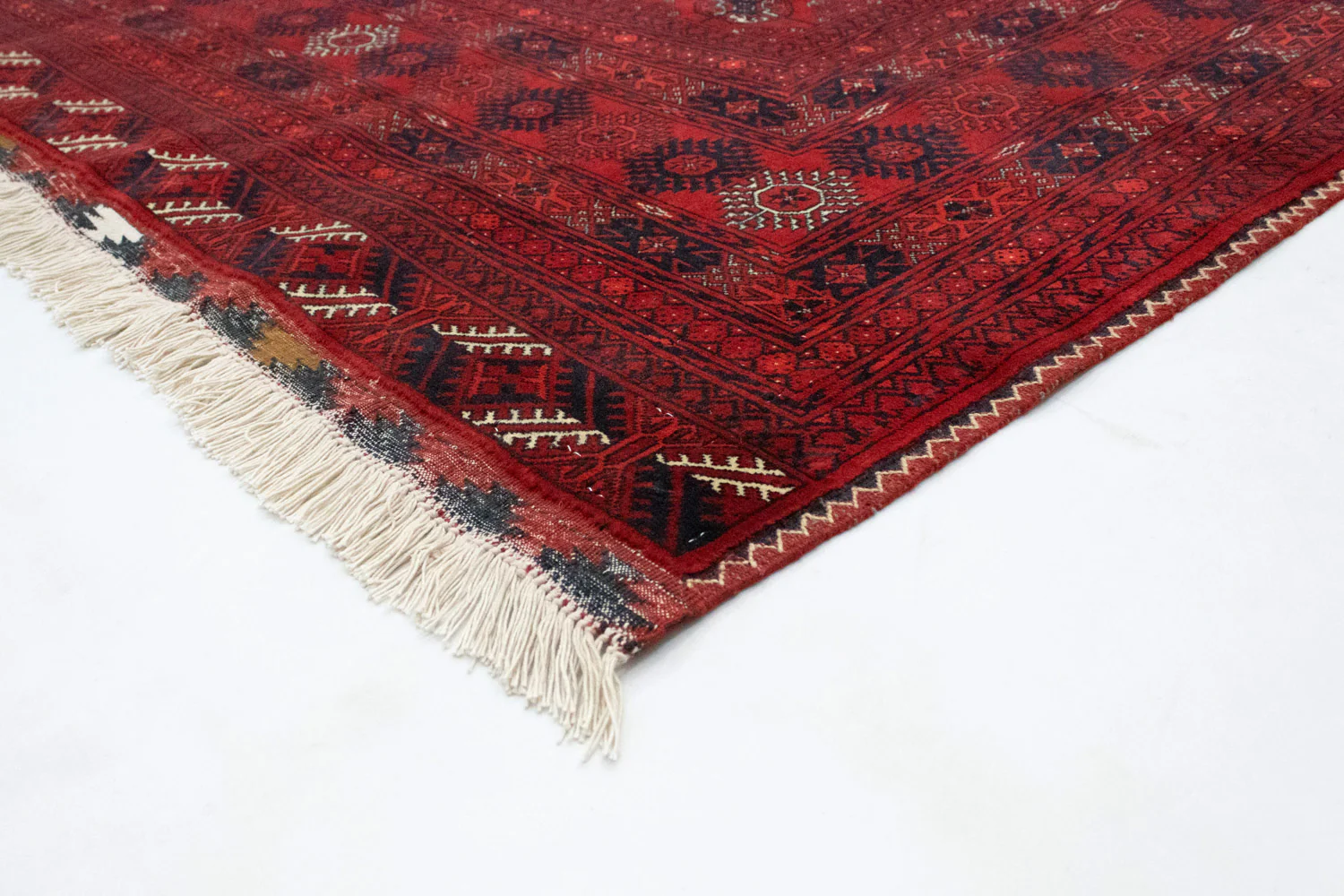 Afghan Teppich - Buchara 298 x 200 cm - dunkelrot - Image 2