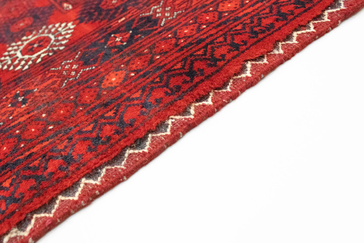 Afghan Teppich - Buchara 299 x 198 cm - dunkelrot - Image 3
